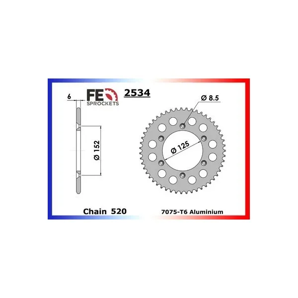  350.RR EFI '15/20 13X48 RK520FEX * 