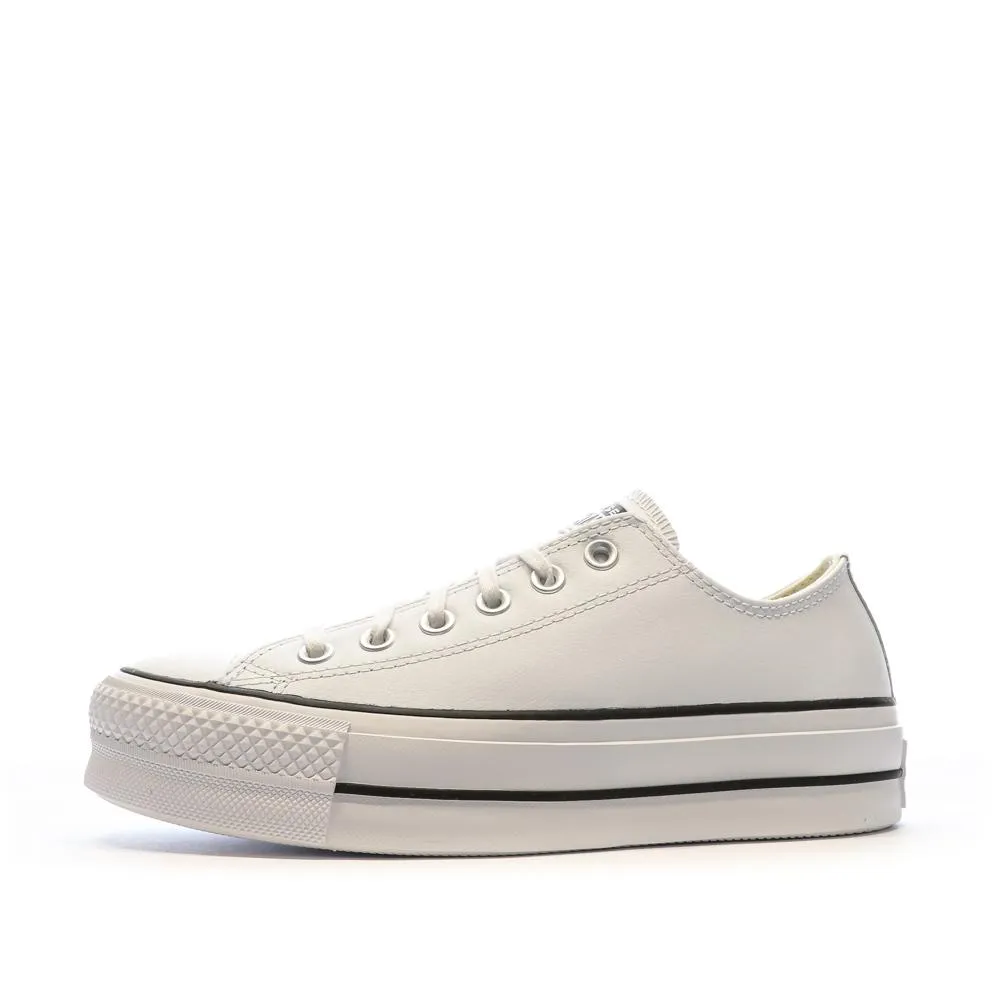 All Star Baskets Blanches à Plateforme Femme Converse