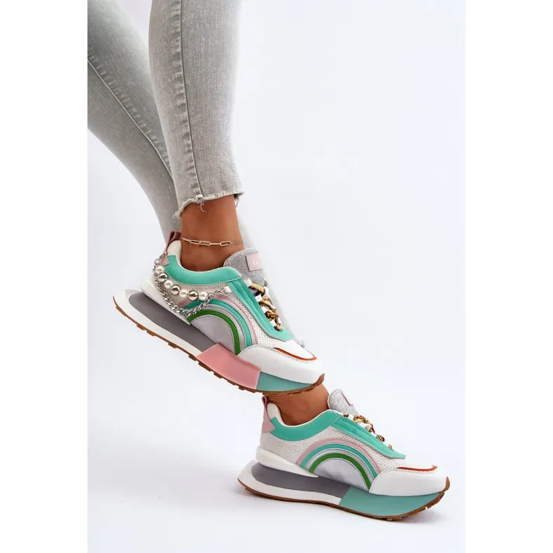 Baskets Femme Avec Décoration GOE NN2N4048 Multicolore blanche