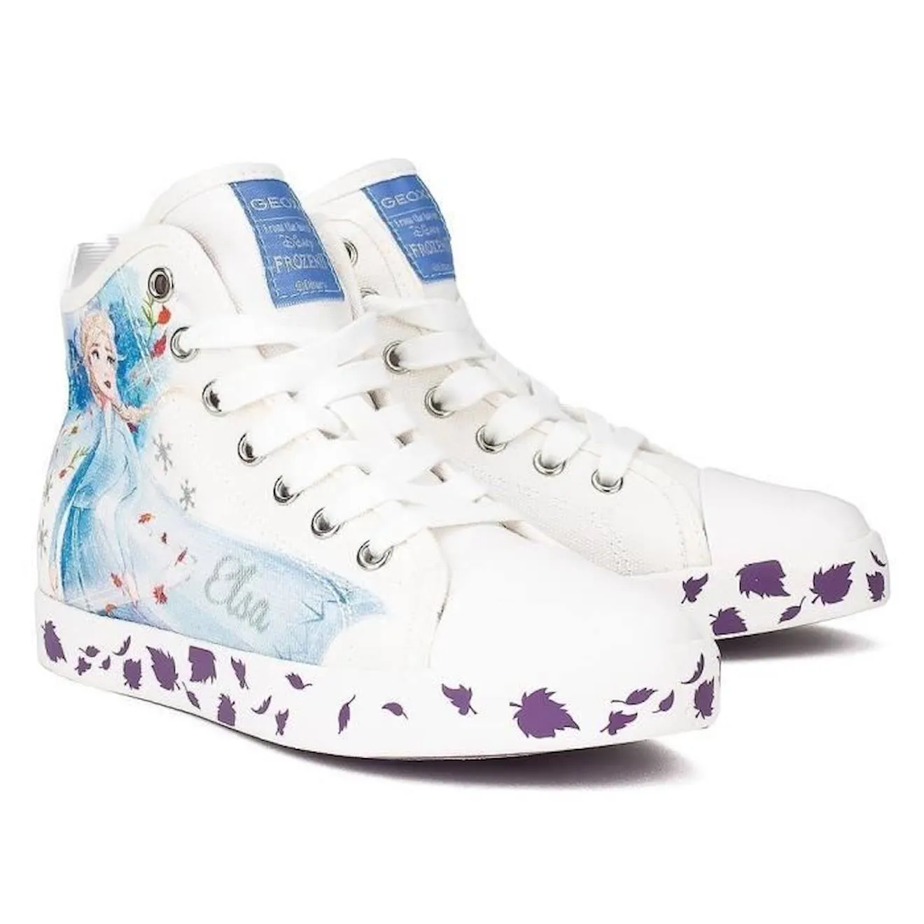 Baskets - Geox - JR Ciak Girl - Blanc - Enfant - Lacets blanc - Geox