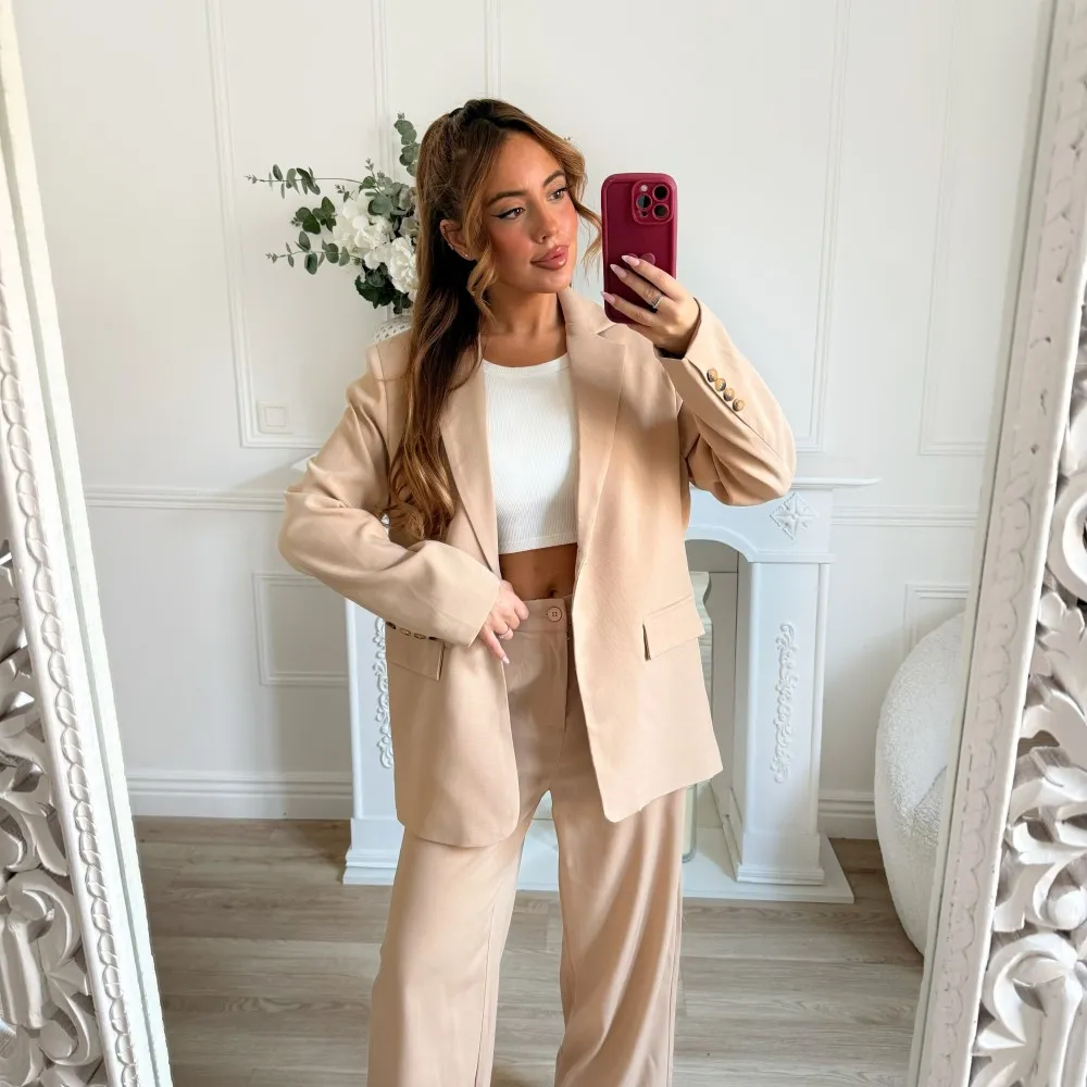 BLAZER OVERSIZE CAMEL