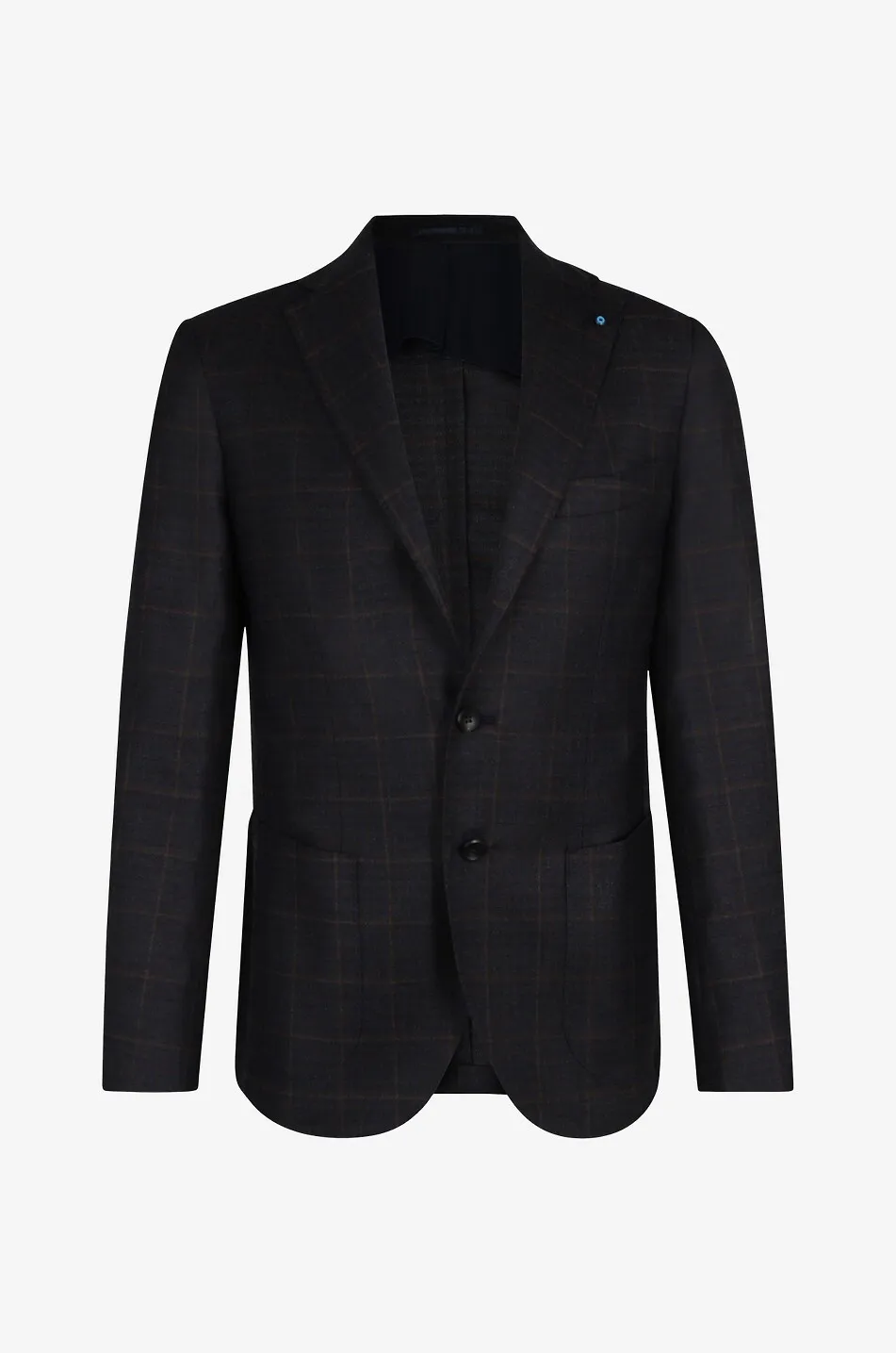 Blazer à carreaux en laine Leuca