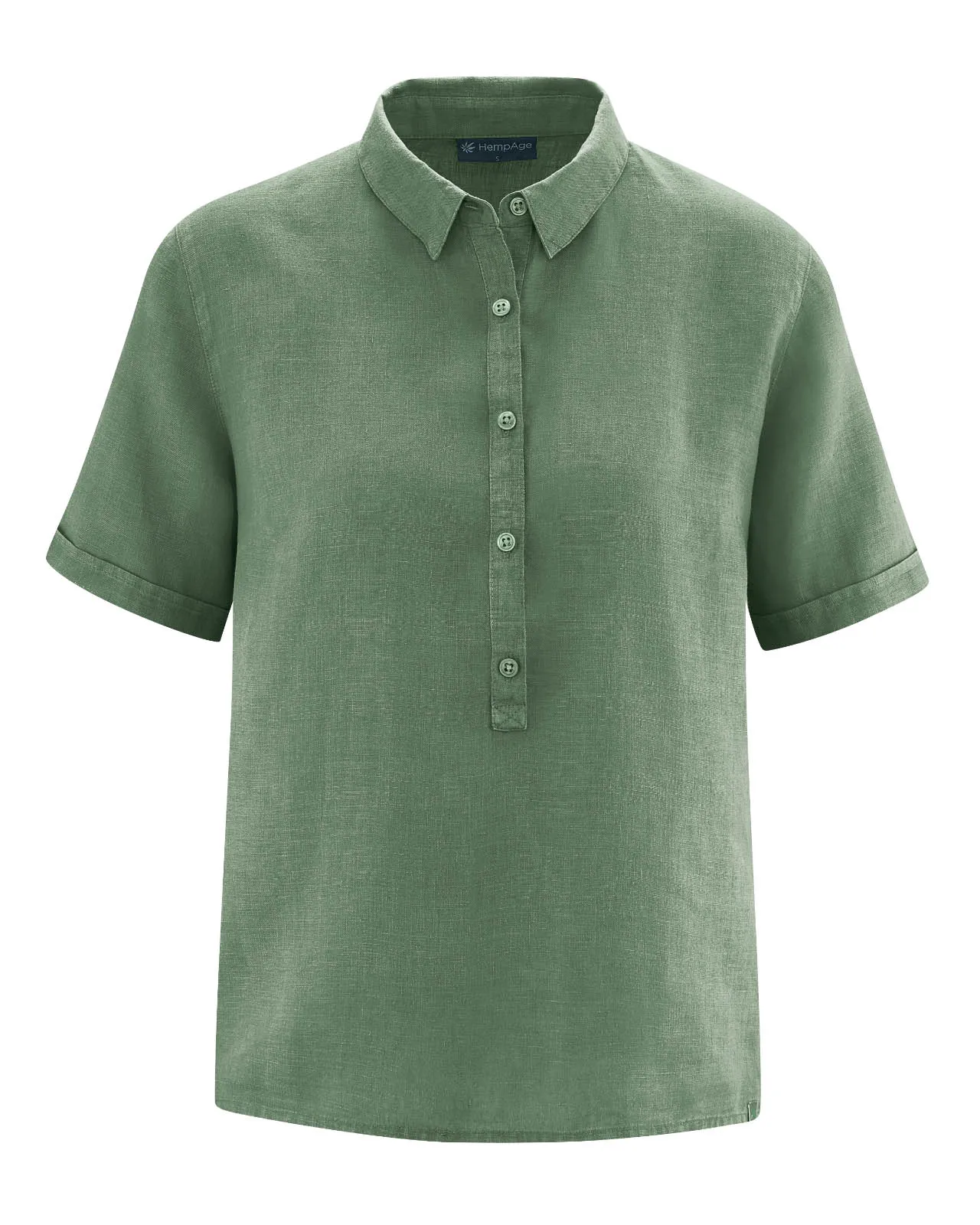 Blouse manches courtes "165" - chanvre intégral