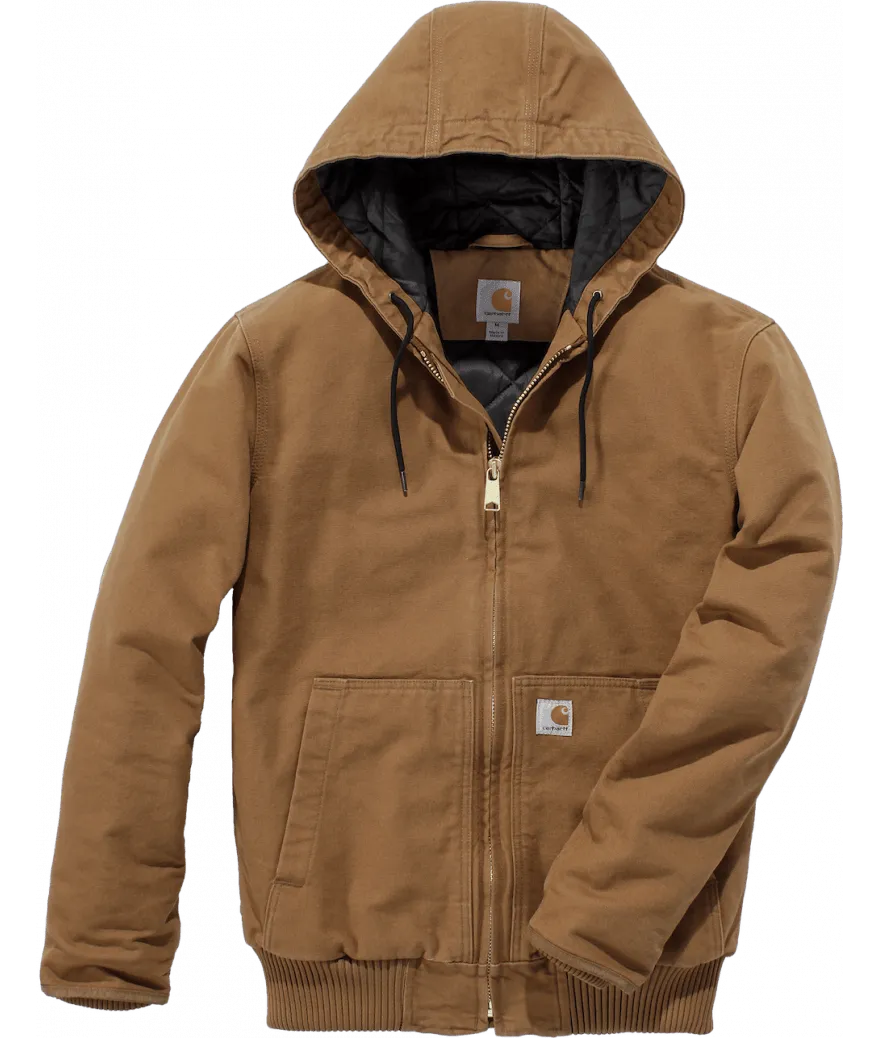 Blouson court à capuche 100% coton duck Carhartt