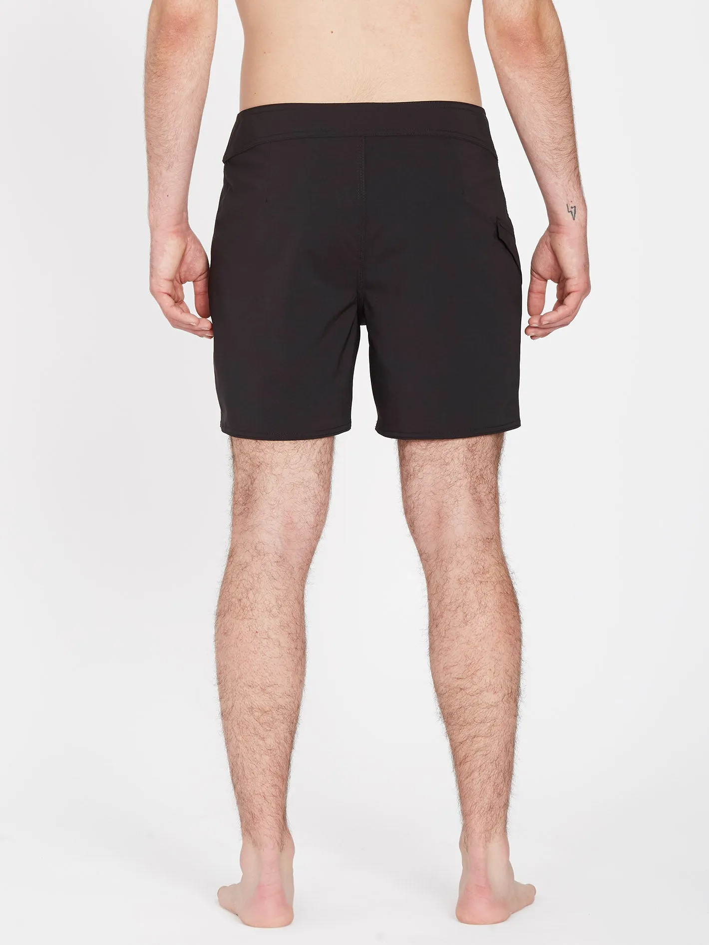 Boardshort Lido Solid Mod 16 - BLACK