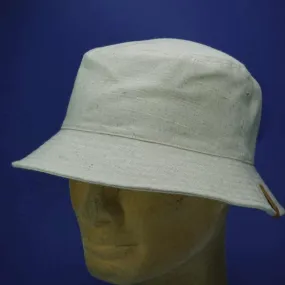 Bob en coton et lin coloris écru | Chapeau d'été mixte