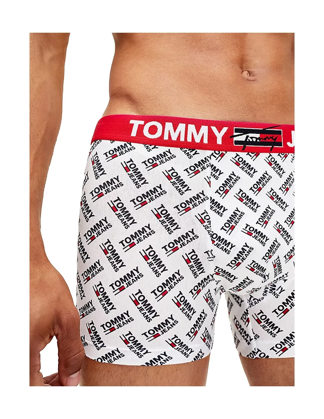 Boxer à ceinture Tommy Jeans ref 52640 White