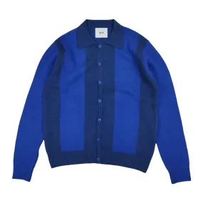Cardigan bleu vif taille L
