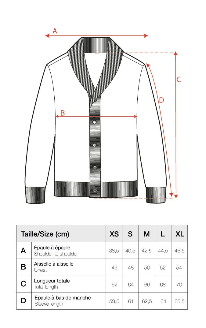 Cardigan Lambswool Navy