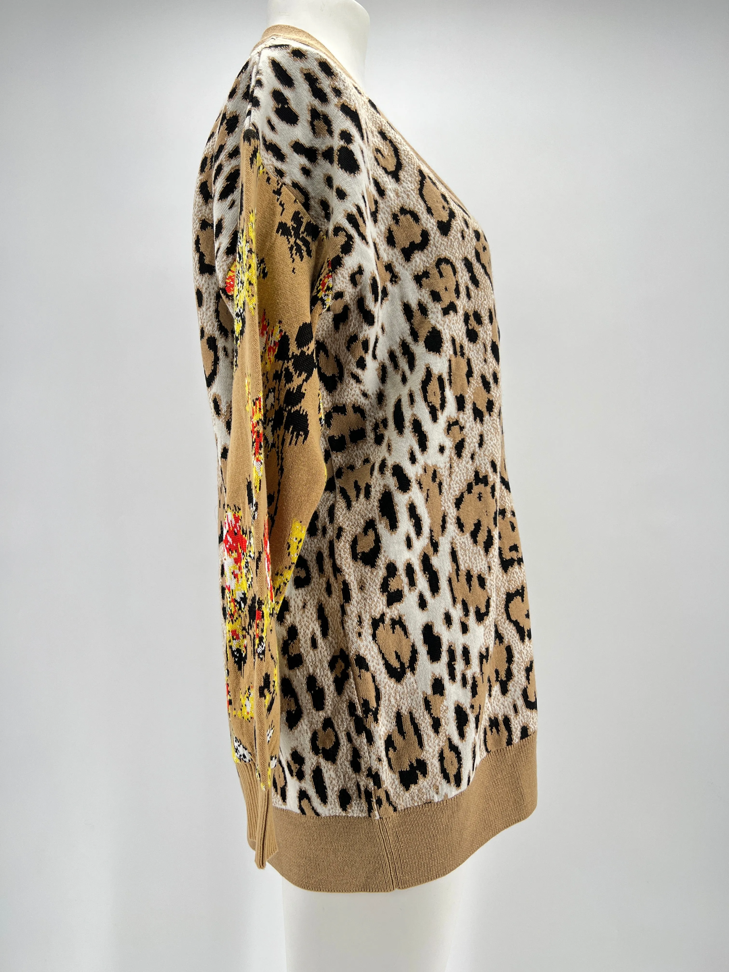 Cardigan léopard