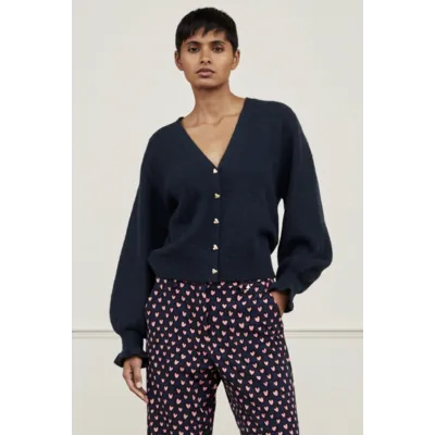 Cardigan Stella - marine - Fabienne Chapot