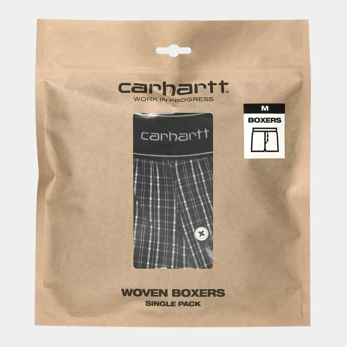 Carhartt WIP - Boxer à carreaux verts