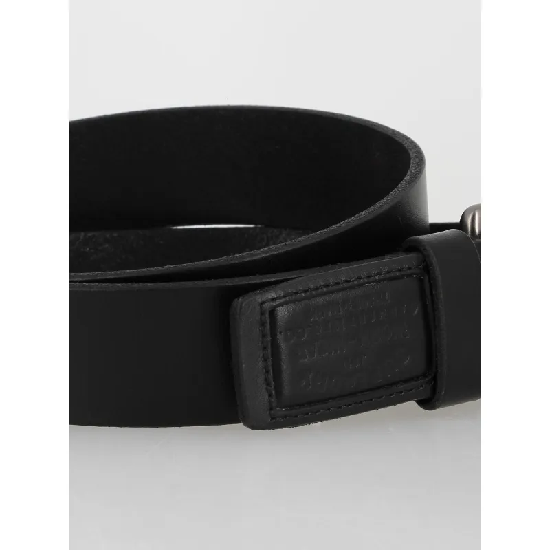 Ceinture en cuir badgeman noir homme - Superdry | wimod