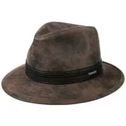 Chapeau en Cuir Jacky Pigskin by Stetson --> Chapeaux, casquettes & bonnets en ligne ▷ Chapeaushop