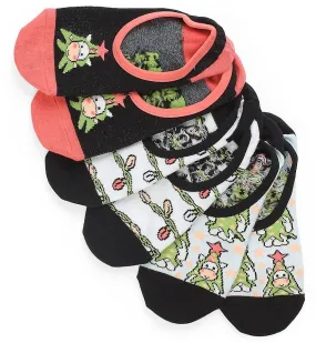 chaussettes Vans Unicorn Tree Canoodle 3 Pack - Black/Dubarry - women´s