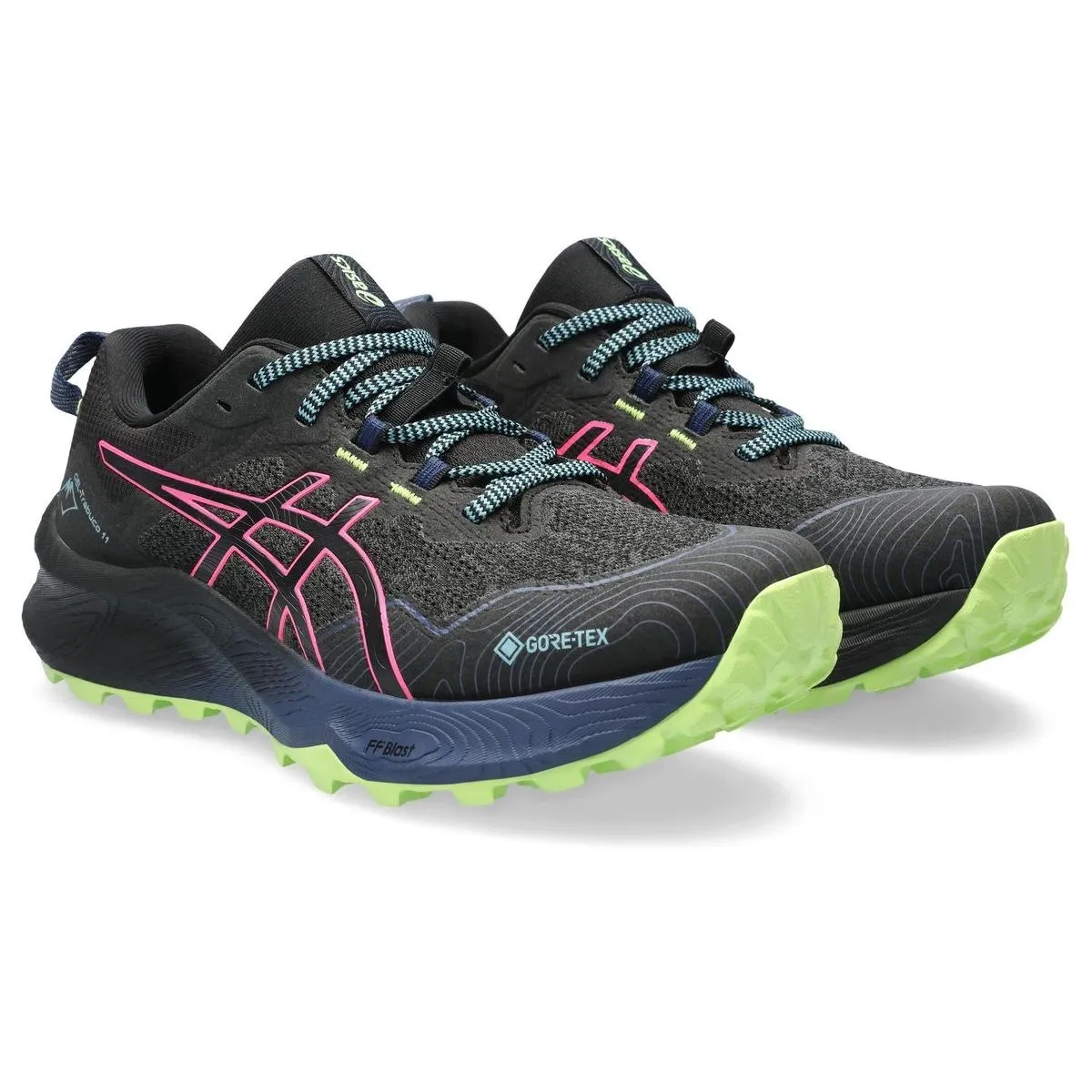 Chaussures de sport Asics gel trabuco 11 gtx noir