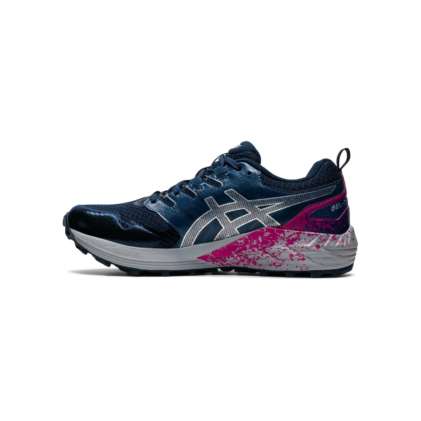 Chaussures Running ASICS Femme GEL-TRABUCO TERRA Marine / Gris AH 2022