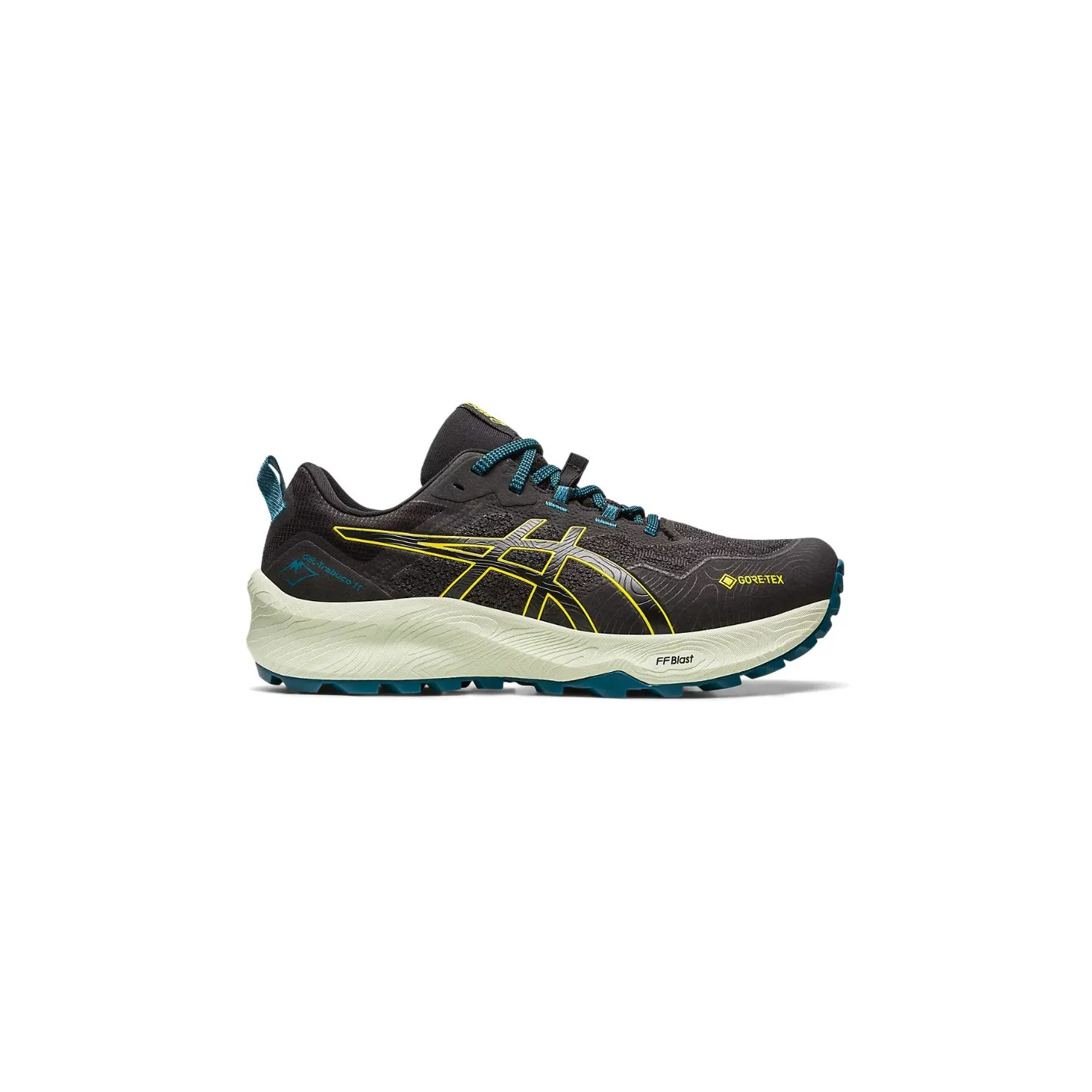 Chaussures Running ASICS Homme GEL-TRABUCO 11 GTX Noir / Turquoise PE 2023