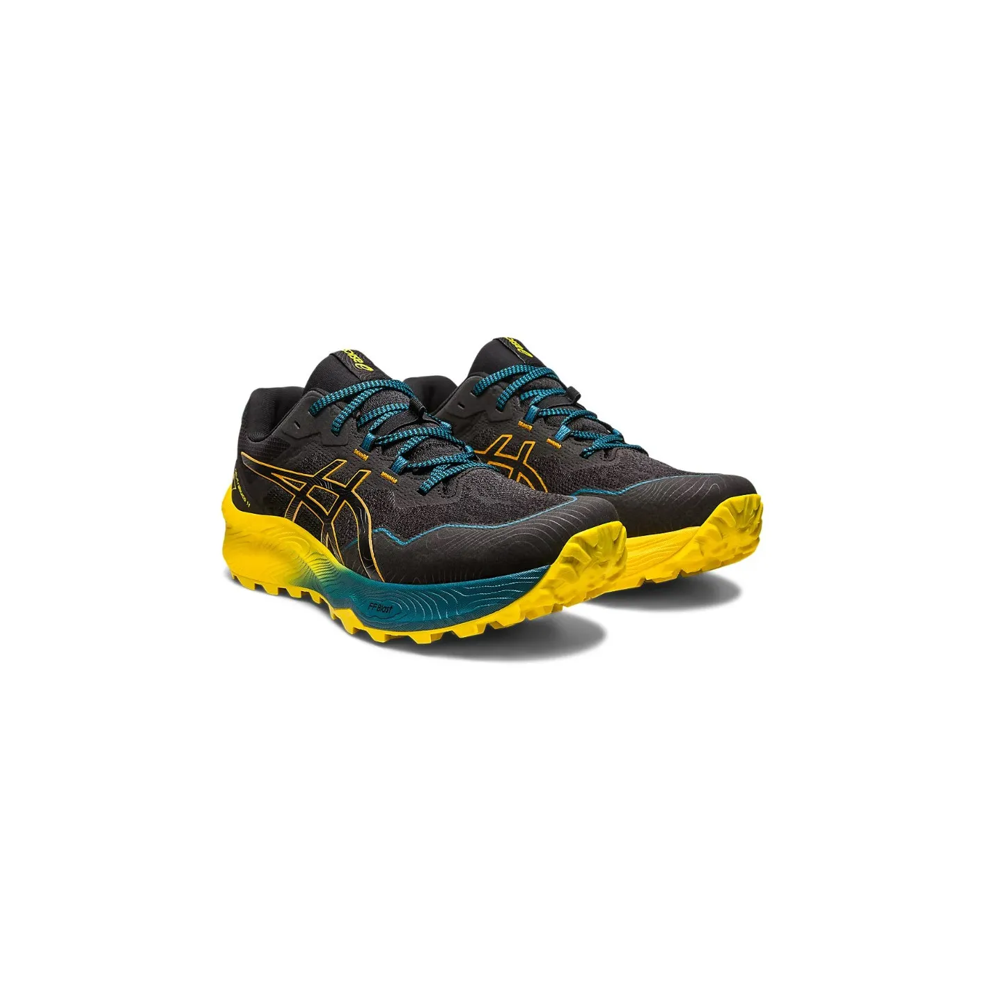 Chaussures Running ASICS Homme GEL-TRABUCO 11 Noir / Jaune PE 2023