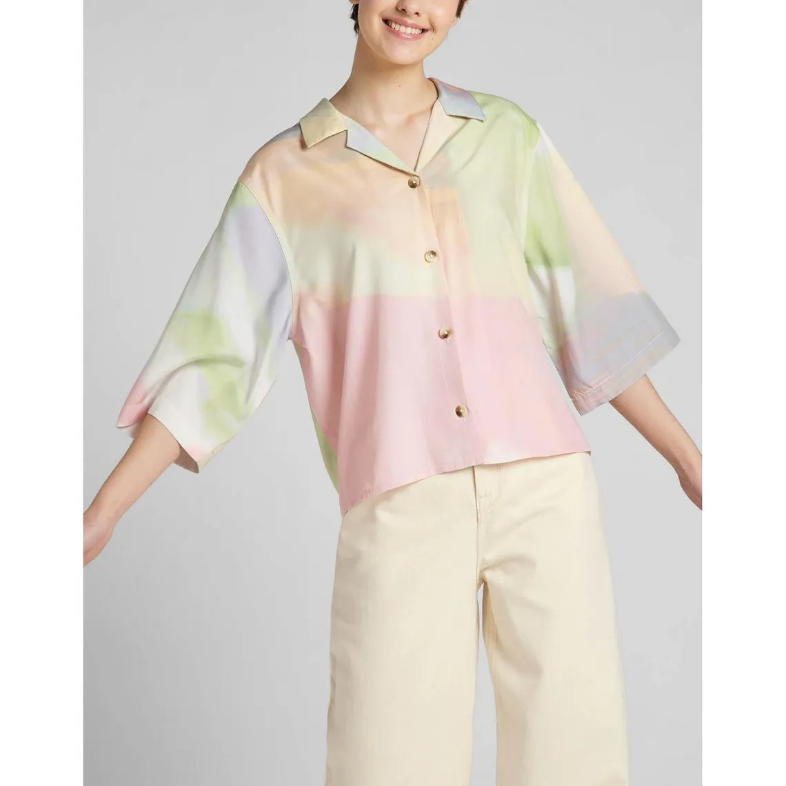 Chemise Femme en Coton Modal vert | 3 Suisses