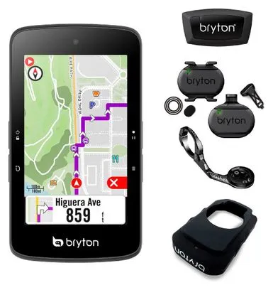 Compteur GPS BRYTON Rider S800T (+ Ceinture cardio / Capteur Cadence / Capteur Vitesse)