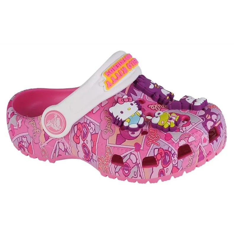 Crocs Hello Kitty et ses amis Classic Clog Jr 208025-680 rose