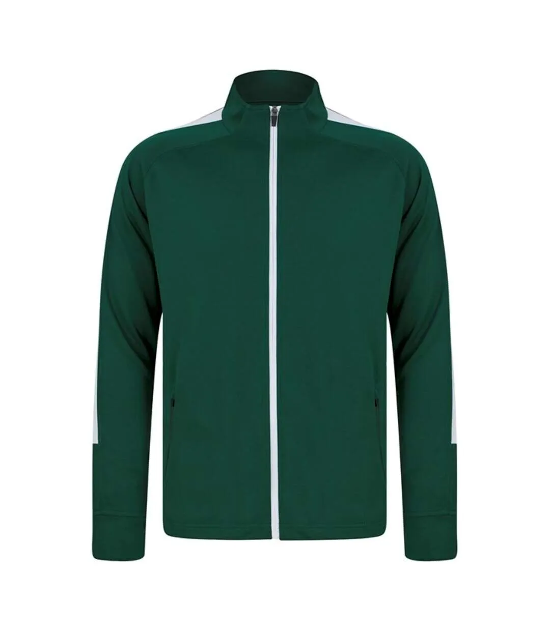 Haut de survêtement femme vert bouteille / blanc Finden & Hales