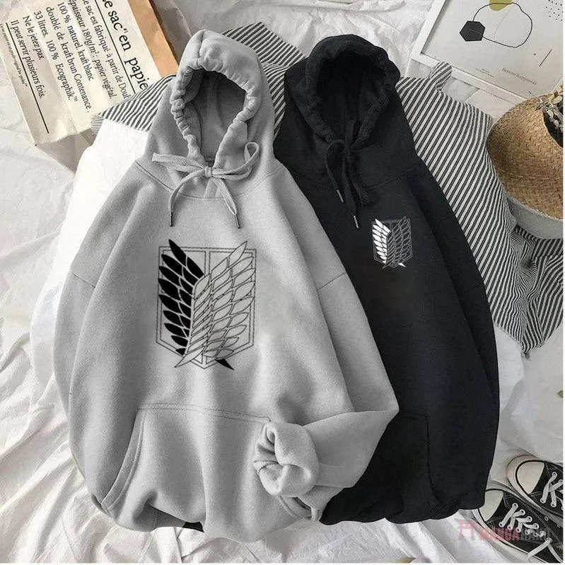 Hoodie L'Attaque Des Titans Logo