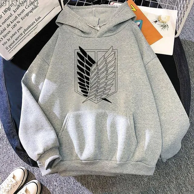 Hoodie L'Attaque Des Titans Logo