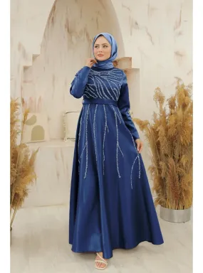 Indigo - Plus Size Evening Dress
