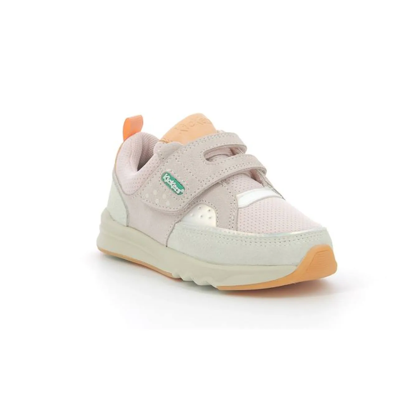 KICKERS Baskets basses Kikustom marine rose - Kickers