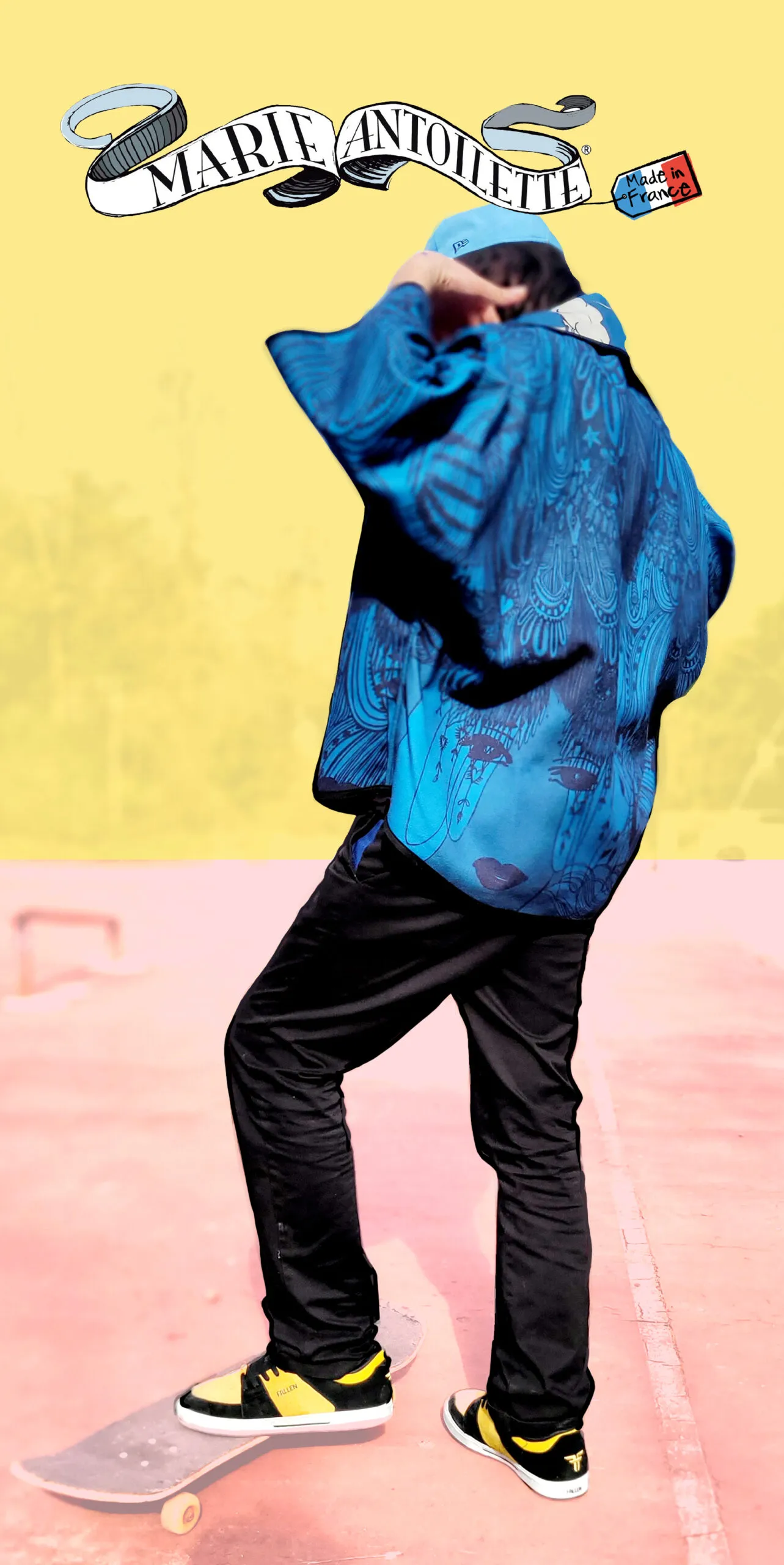 Kimono Kimono Homme SOUS LE VENT / TATOUAGE BLEU