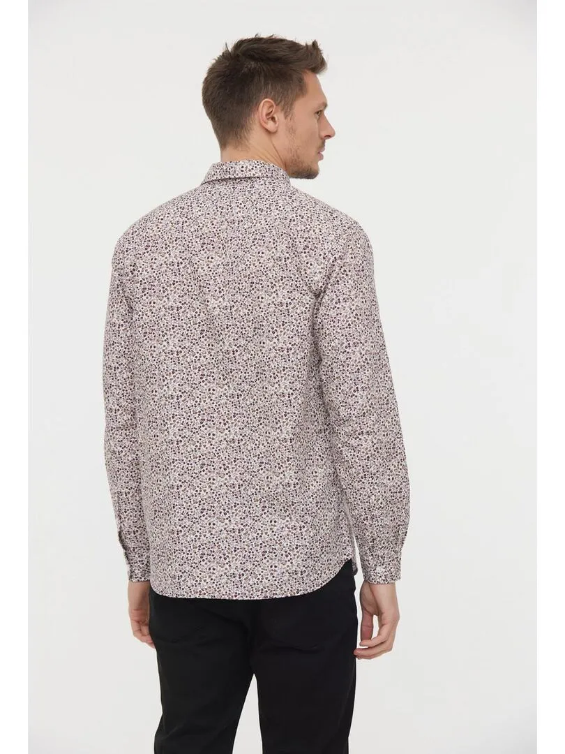 Lee Cooper - Chemise manches longues coton regular DIOLI - Rose clair