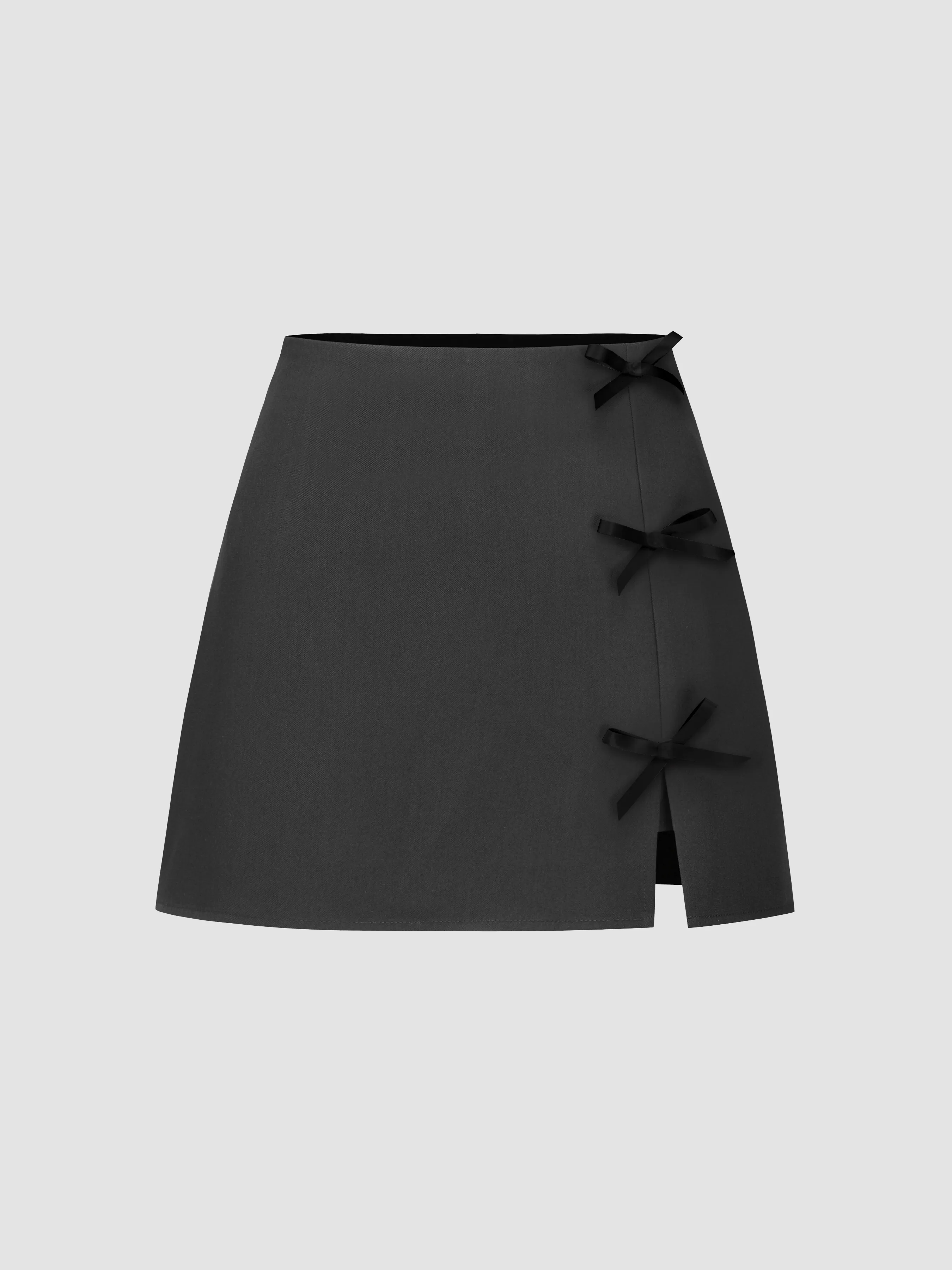  Micro shorts en jean taille basse à ourlet brut avec poches Cider