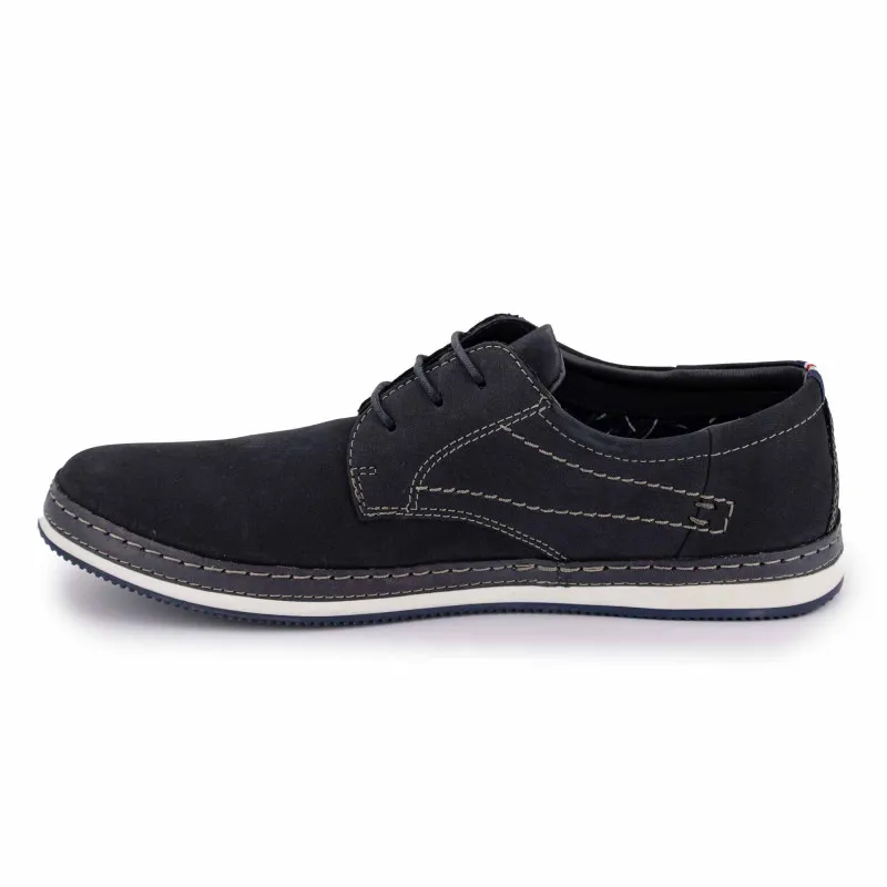 Mocassin Pianigacar Nubuck Kairos Jeans/Wilex Navy t40-46 Homme 