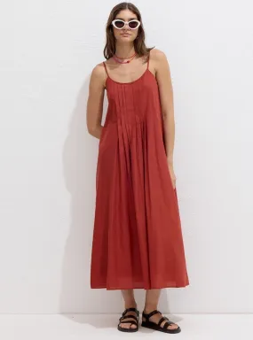Orange - Modest Dress