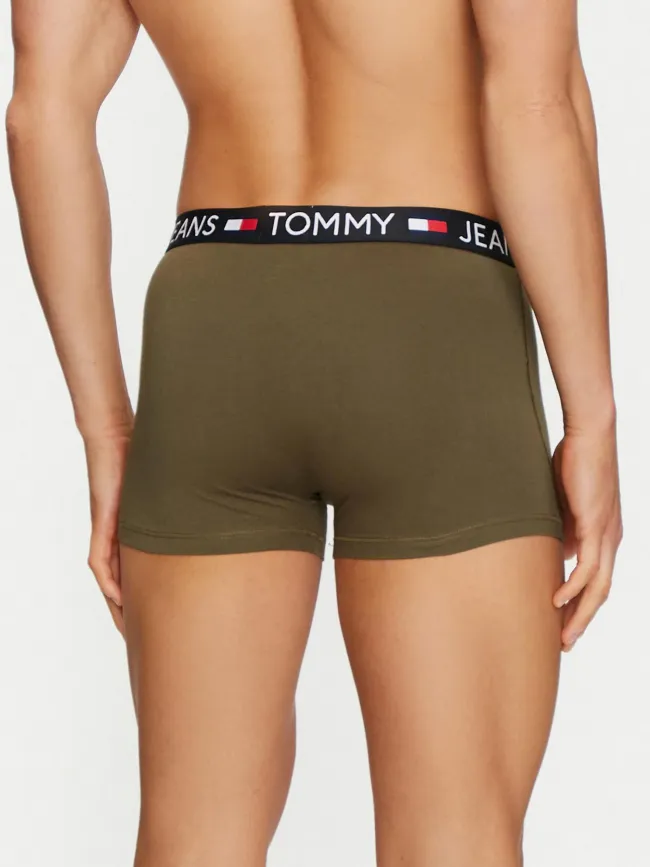 pack 3 boxers bleu rouge kaki homme - Tommy Jeans | wimod