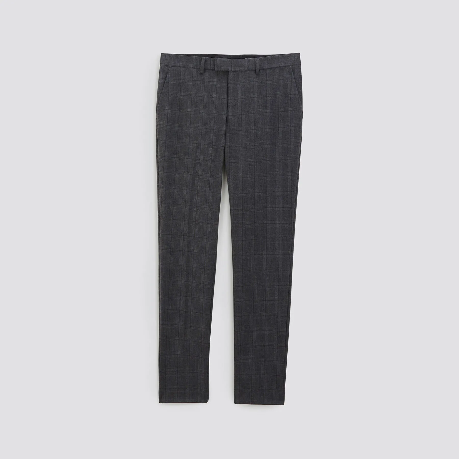 Pantalon de costume slim à carreaux Gris moyen | Jules
