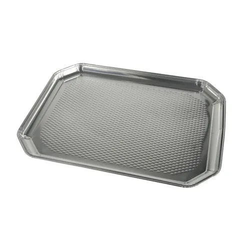 Plat de service en aluminium rectangulaire 3cm x 26 cm par 100