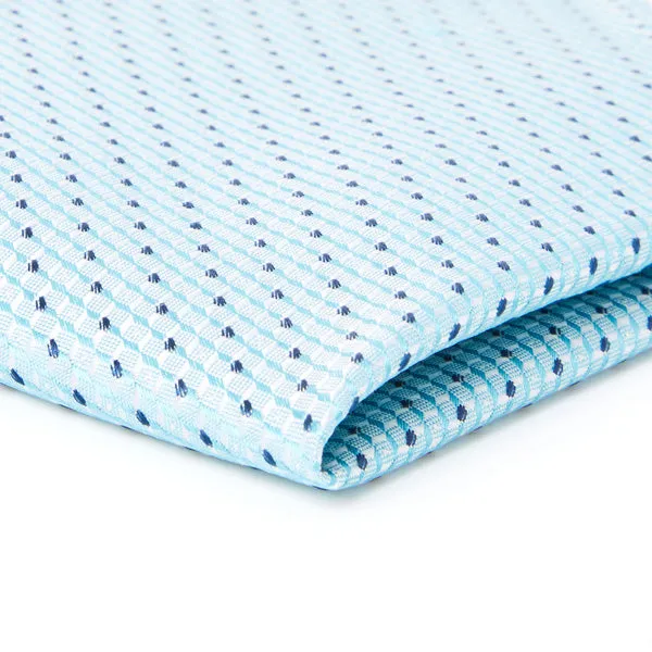 Pochette de costume en Twill de soie - Bleu