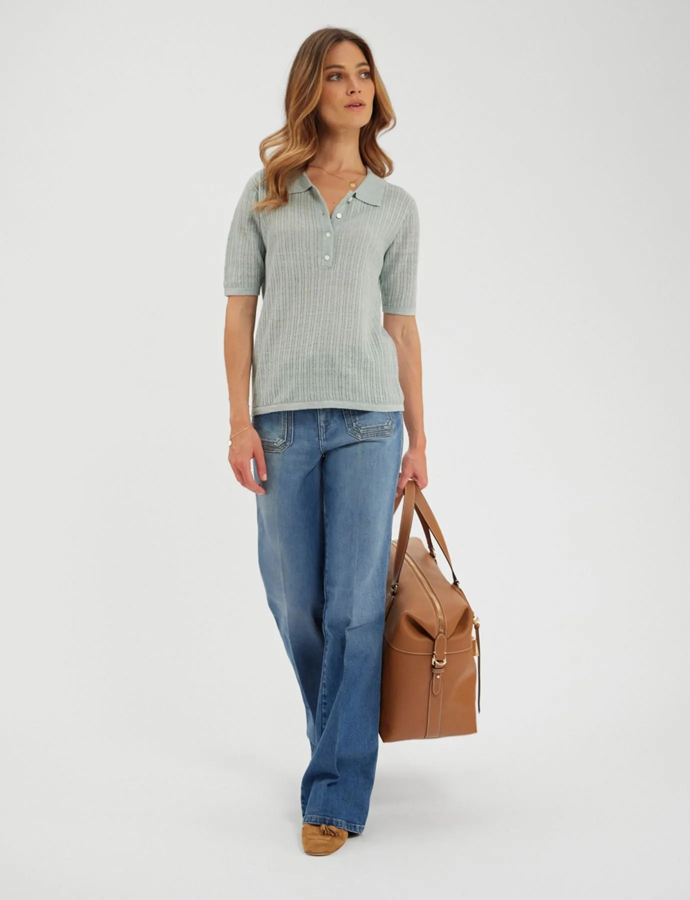 Polo Chloé menthe fraîche