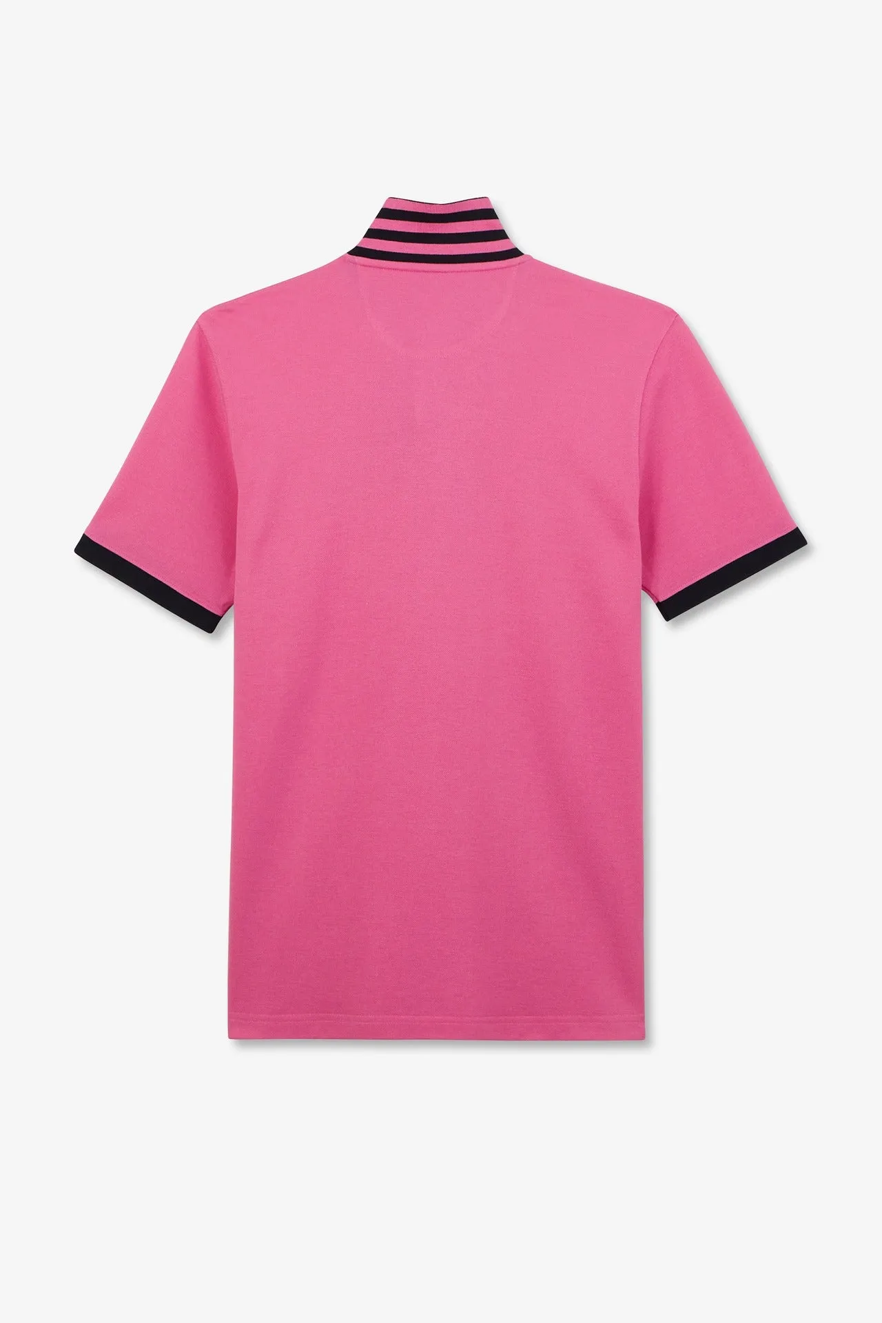 Polo rose manches courtes