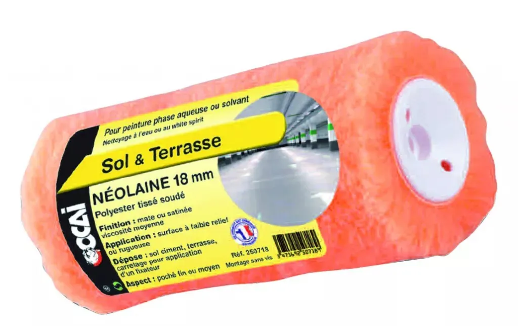 Rouleau polyester poils longs Ocai