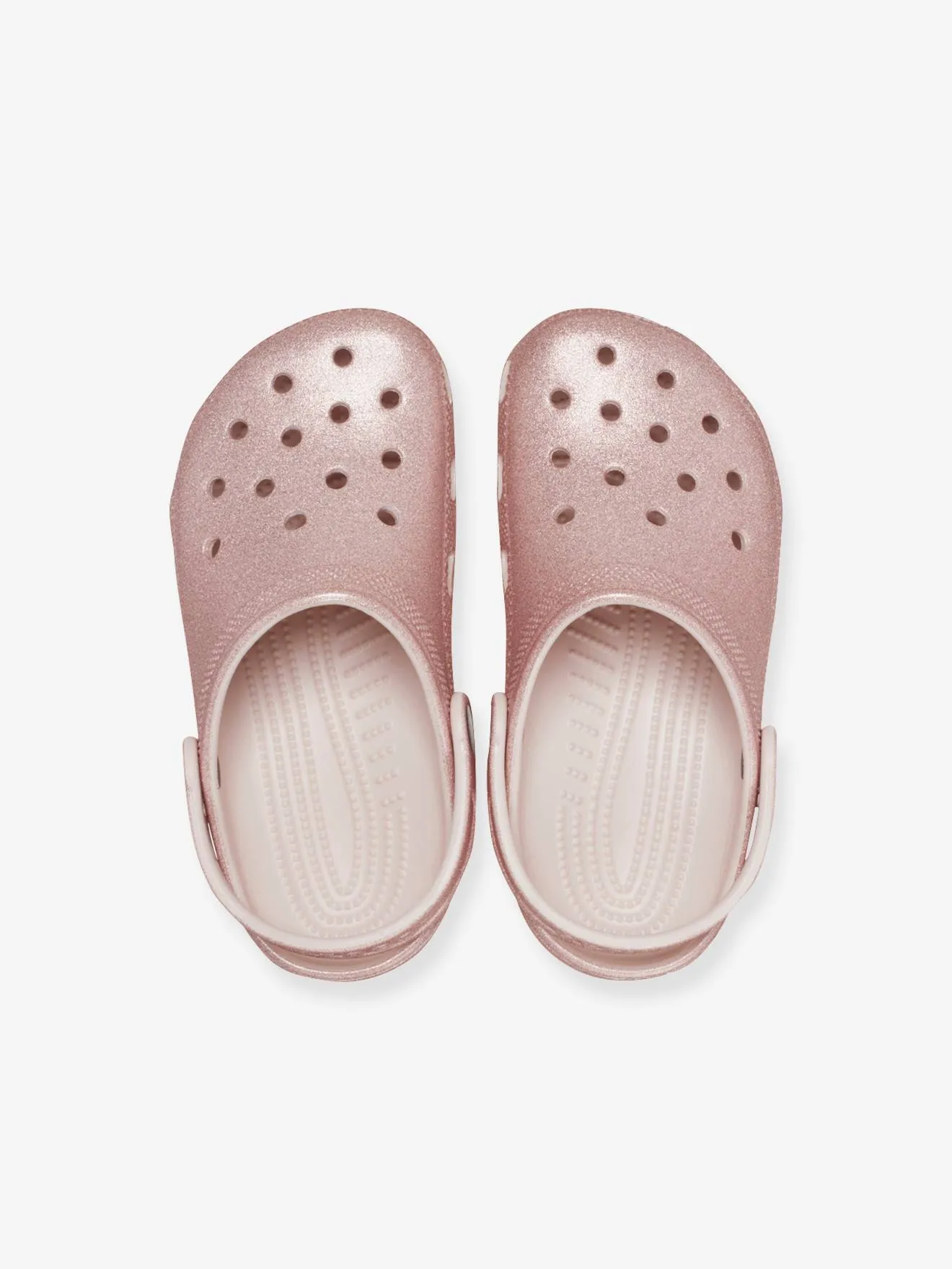 Sabots enfant 206993 Classic Glitter CROCS™ rose nude - Crocs