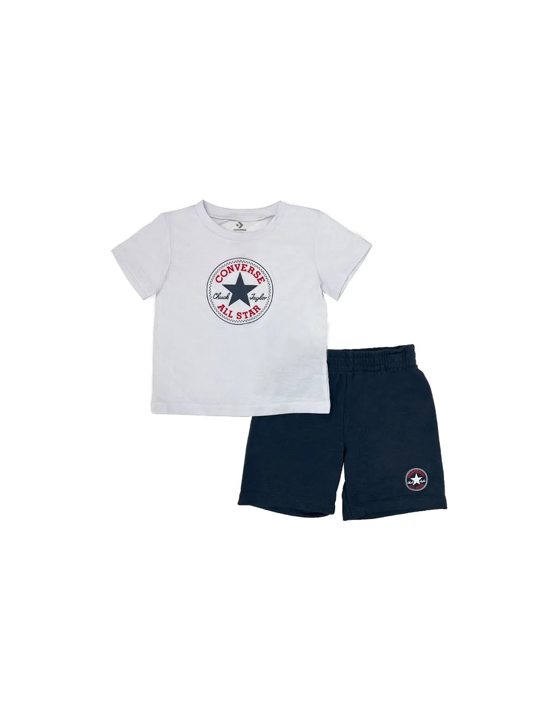 Set Converse Core Tee & Ft Short Blue Baby Set