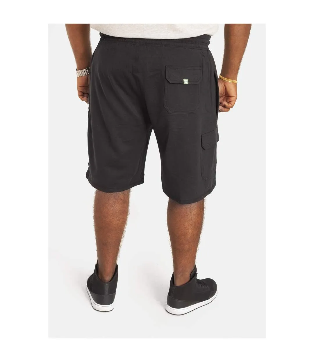 Short cargo john homme noir Duke