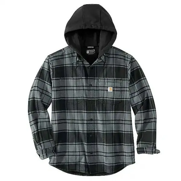 Surchemise Carhartt Flannel Hooded Shirt Jac 105621 Elm