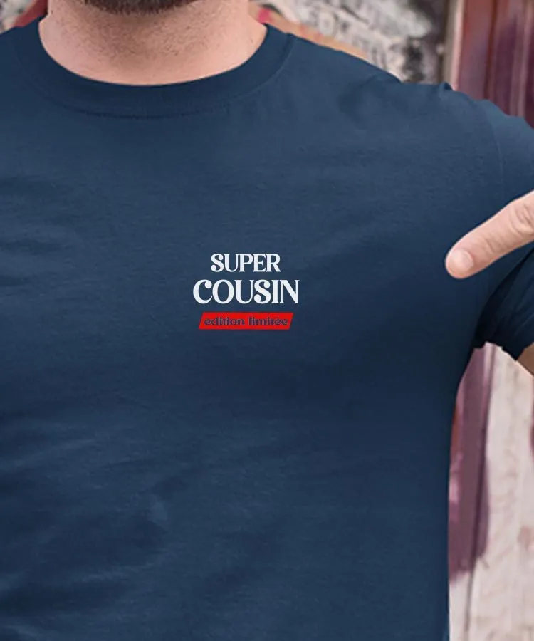 T-Shirt Super Cousin édition limitée Pour homme