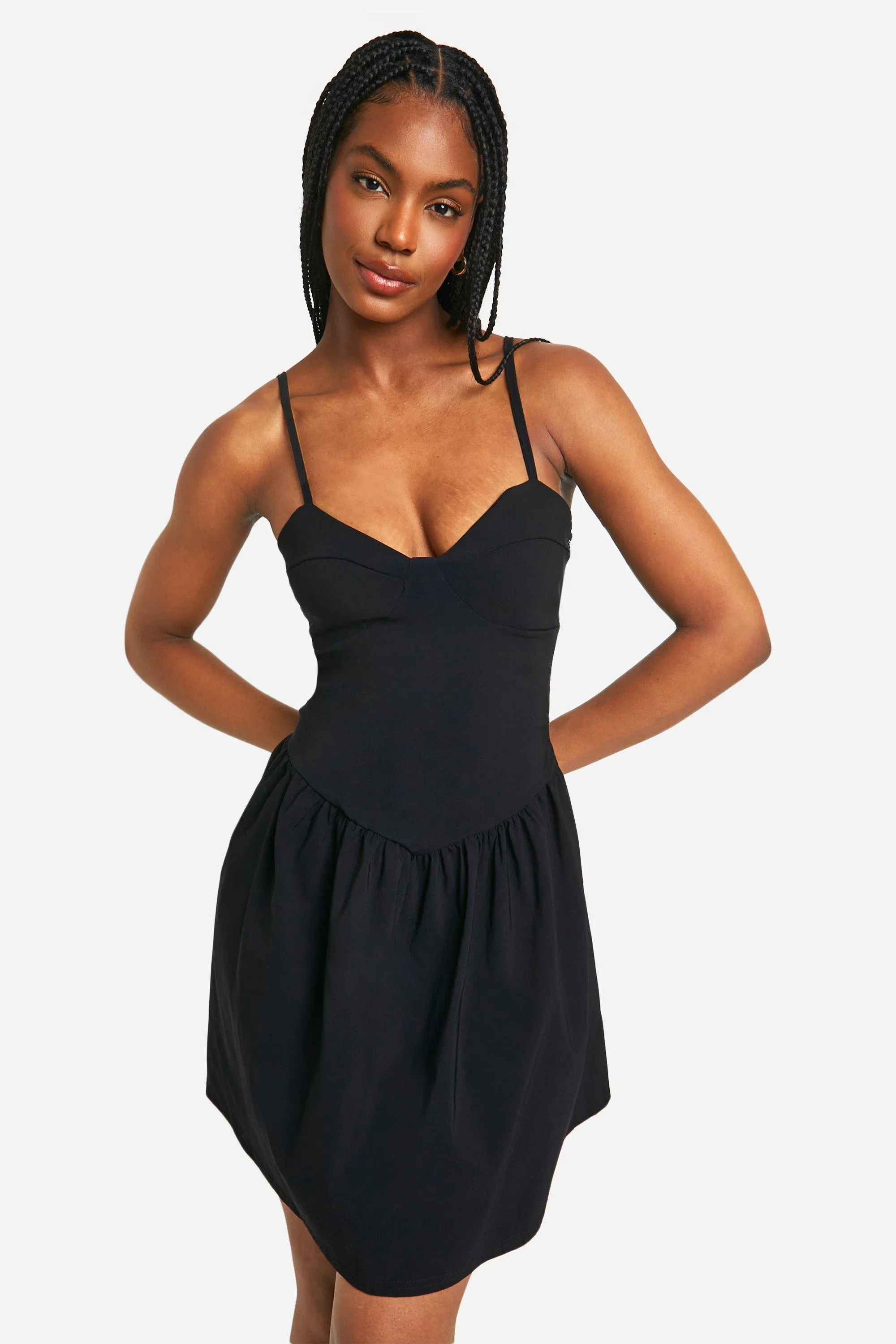 Tall - Robe corset courte