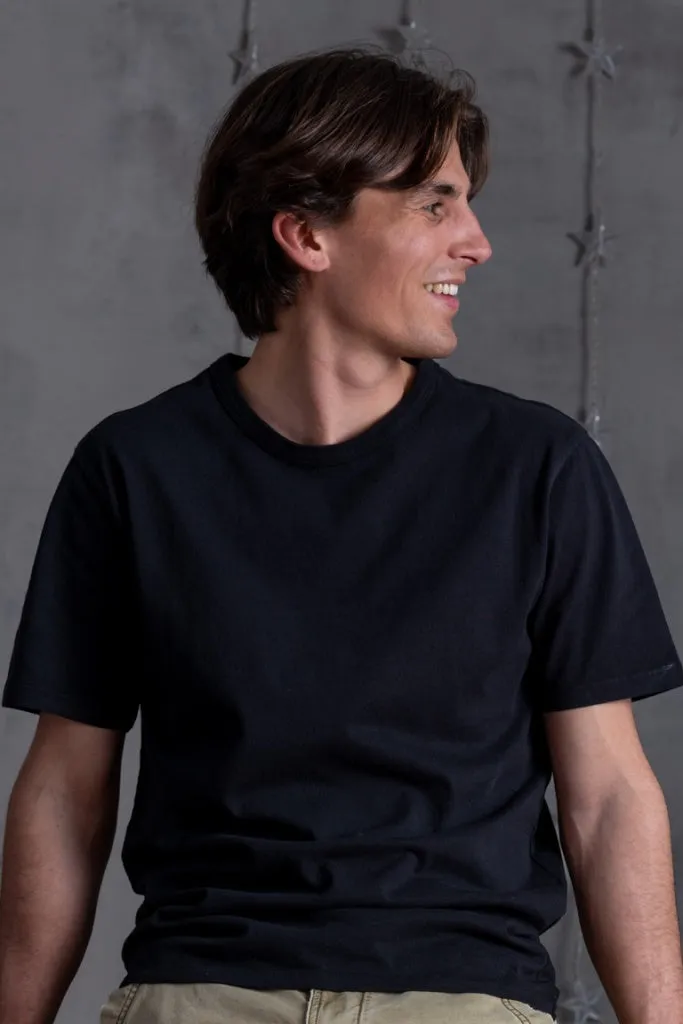 Tee shirt en coton bio ANTOINE noir